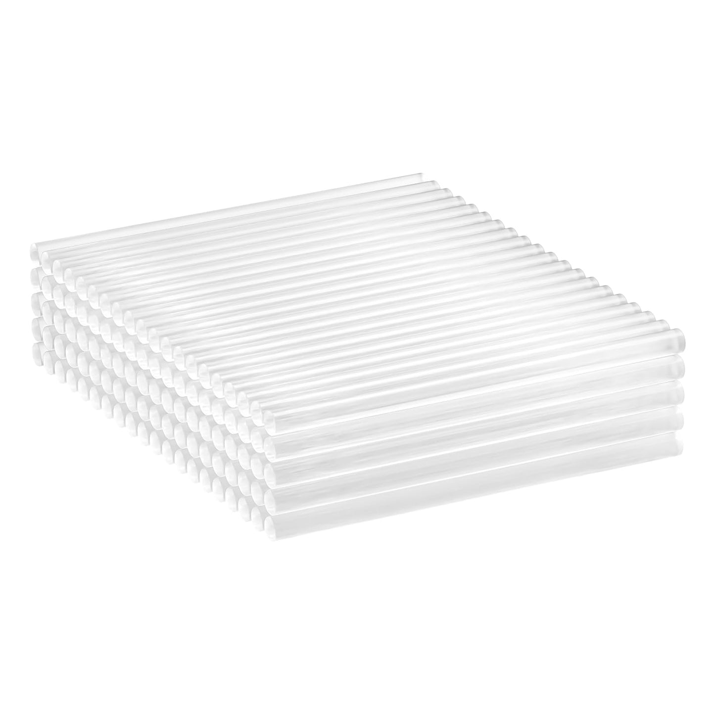 Transparent Hot Glue Sticks 100 Pack, 0.43 x 8 Inches Glue Refills for Multi-Purpose Crafting, Art DIY and Home Decor