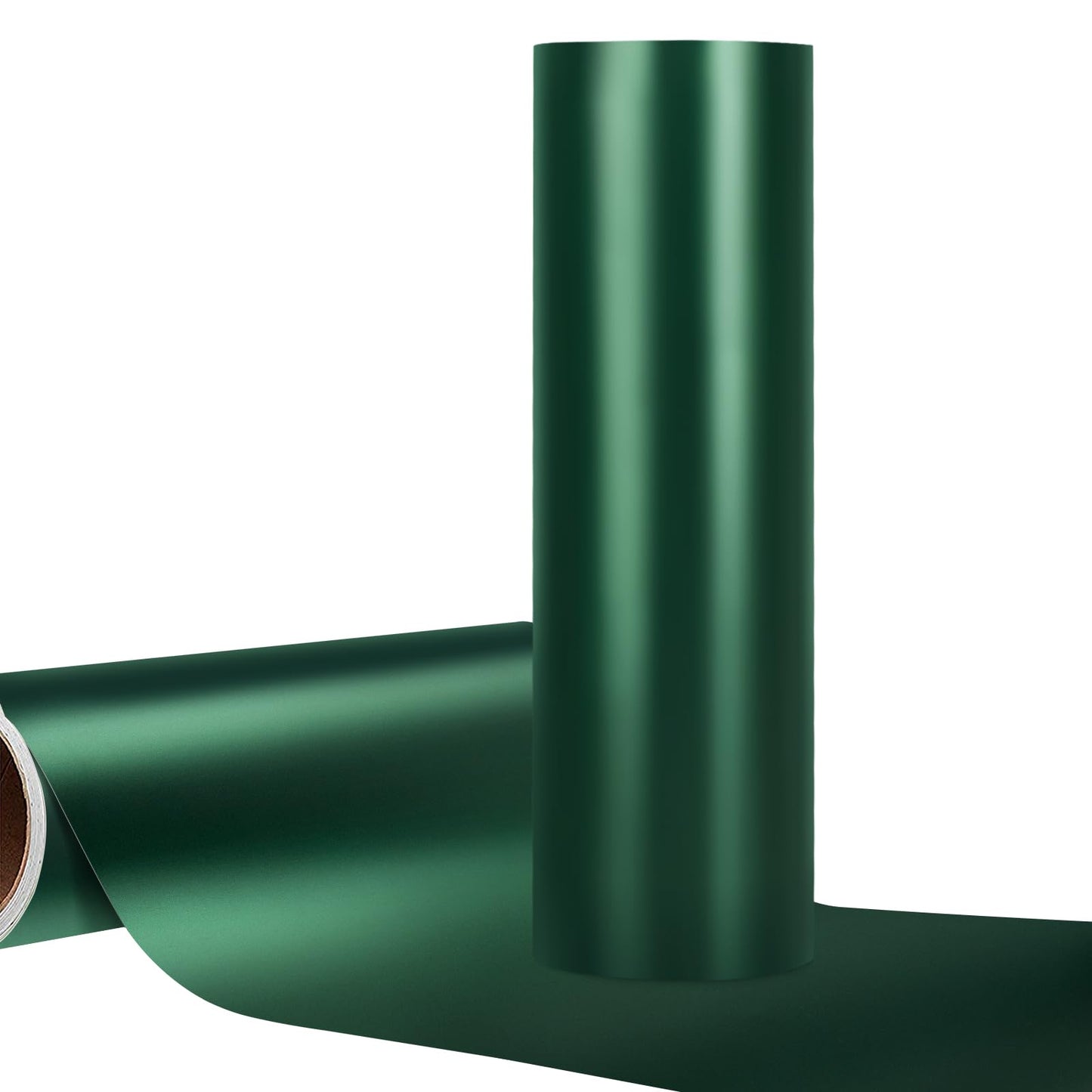 WRAPXPERT Dark Green Vinyl Metallic, 12" x5ft Matte Green Permanent Vinyl Satin Metallic Green Roll for Halloween Decor, Home Indoor Decor, DIY Projects for Cricut Silhouette Cameo