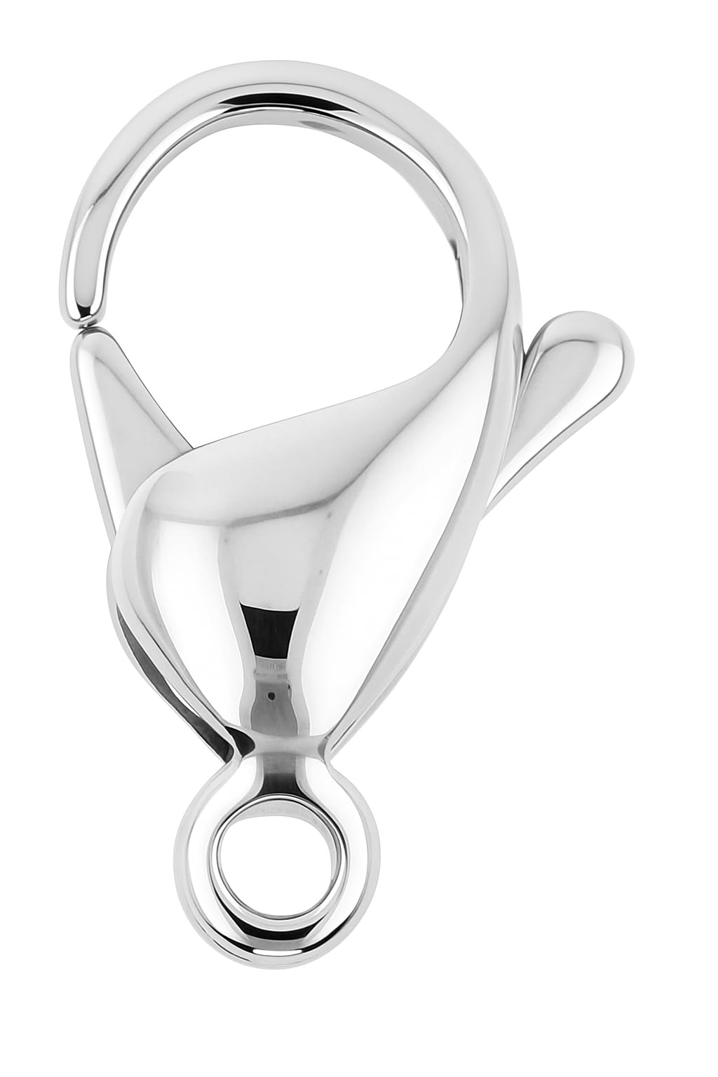 Mandala Crafts 9mm Stainless Steel Lobster Clasps for Jewelry Making - 100 PCs SS Lobster Claw Clasps with Jump Rings Jewelry Findings Kit for Necklaces Bracelets Charms Fasteners