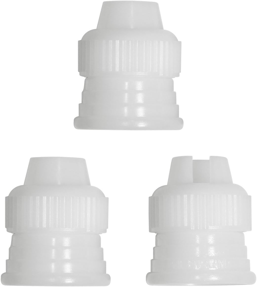 PME Icing Bag Adaptors, Set of 3 for Cake Decorating.