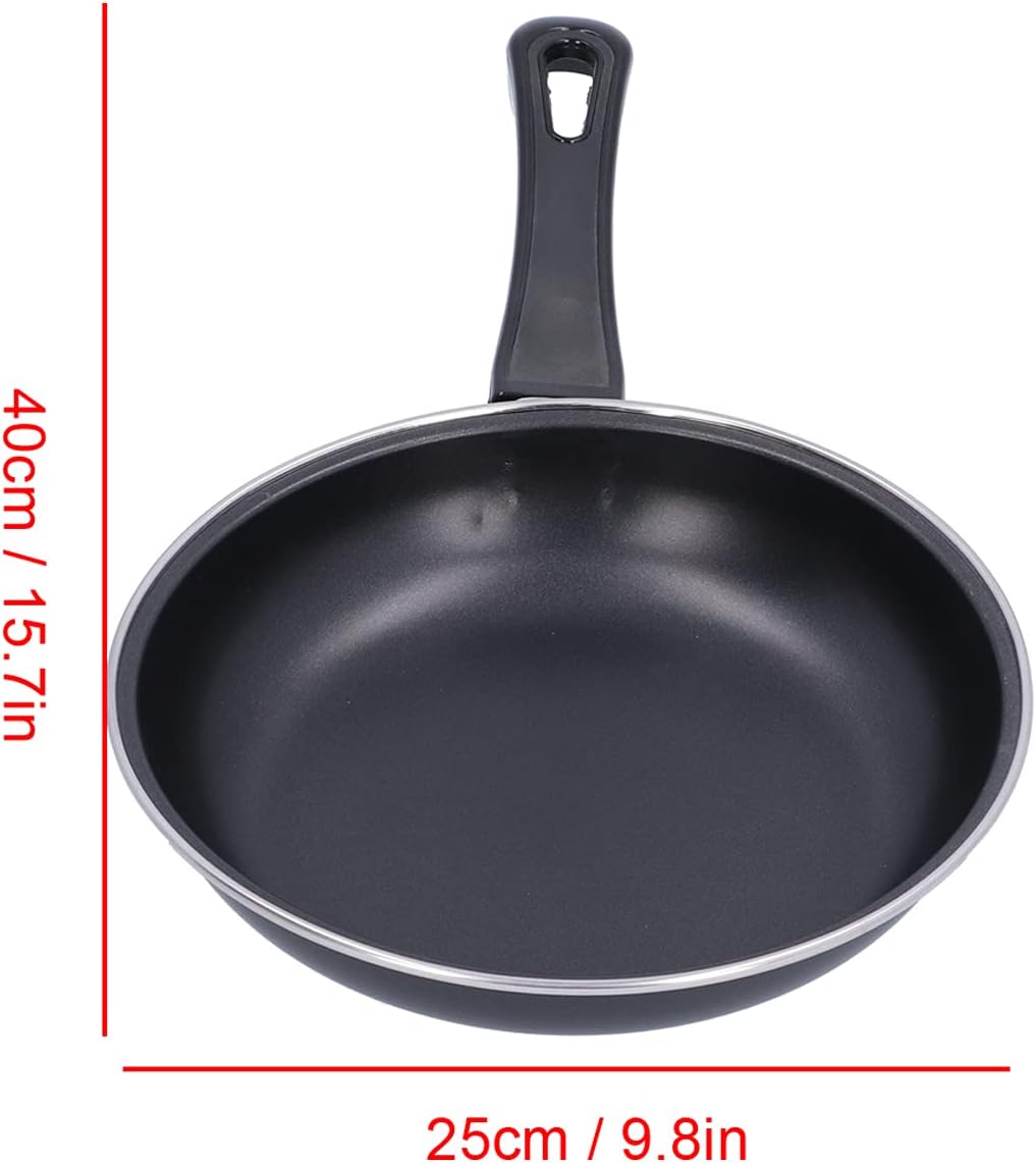 AUNMAS Nonstick Frying Pan, Mini Stainless Steel Cooking Pan, Thickened Wall, Induction Cooker Gas Stove