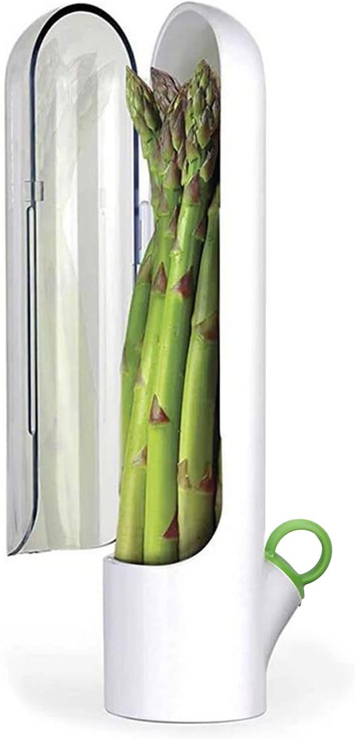 Herb Savor Pod, Clear Herb Storage Container - Lasting Refrigerator Fresh Herb Keeper for Produce