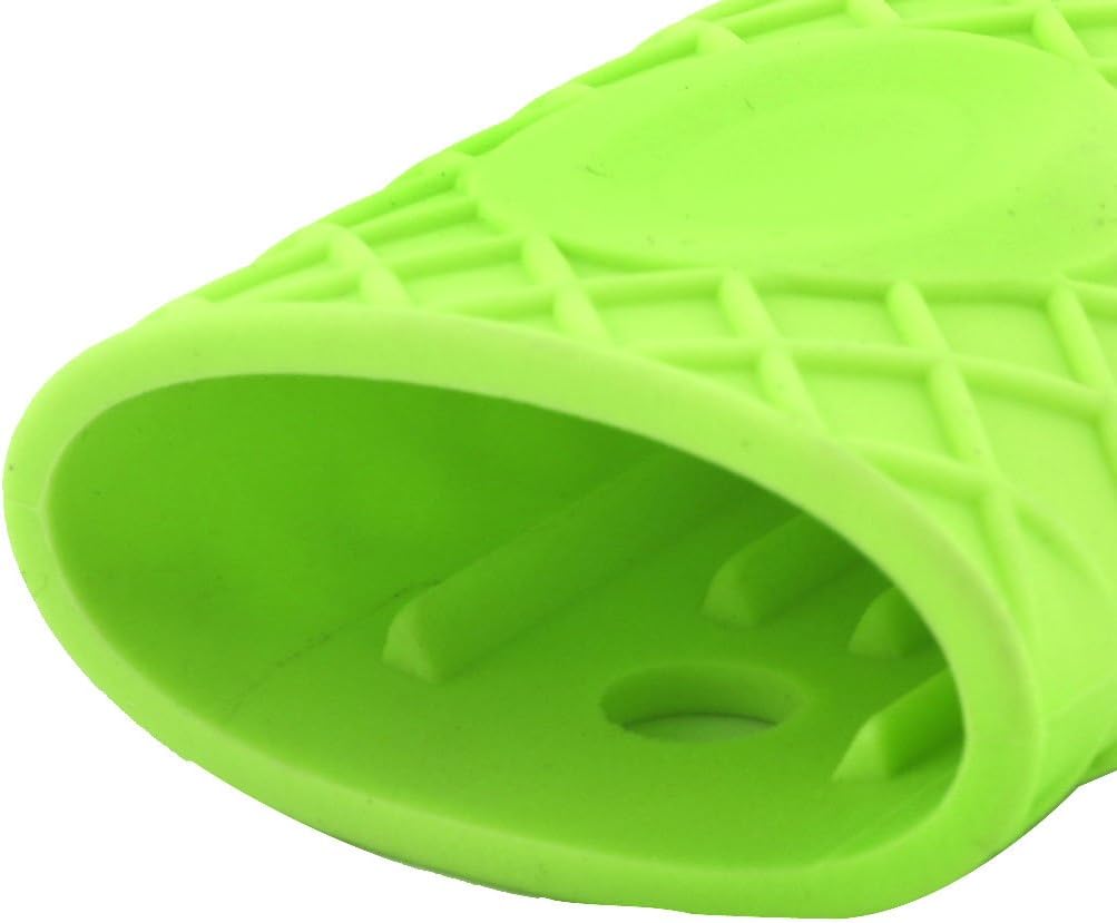 uxcell Silicone Kitchen Heat Resistant Pot Pan Handle Grip Holder Sleeve Cover 2pcs Green
