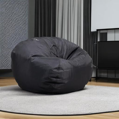 Big Joe Classic Bean Bag Chair, Mini Clouds Oat Smartmax, Durable Polyester Nylon Blend, 2 feet Round