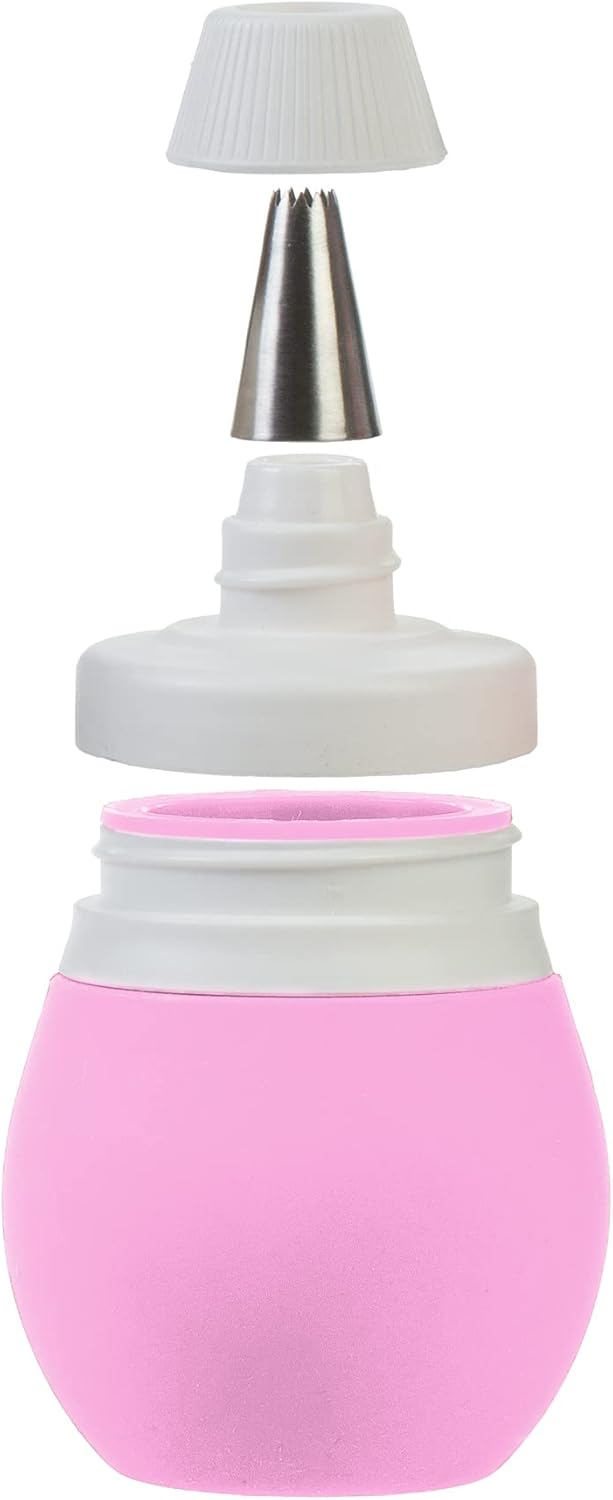Prepworks by Progressive 8-Piece Pink Frosting Bulb Decorating Kit