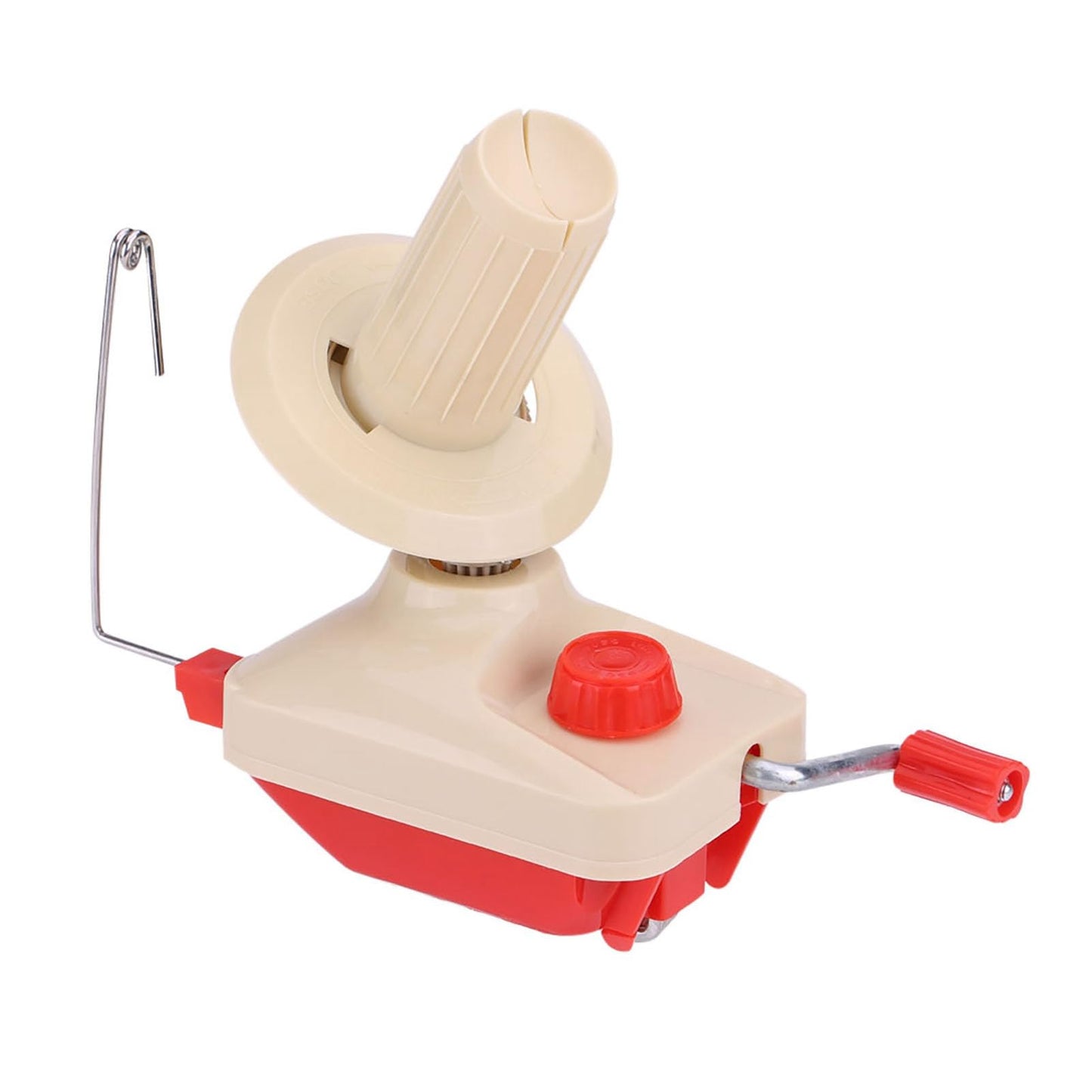 WGFOIP Thread Ball Winder, Hand Operated Plastic Metal Winders with Clip Table Design, Compact Yarn Winder for Knitting Sewing Projects