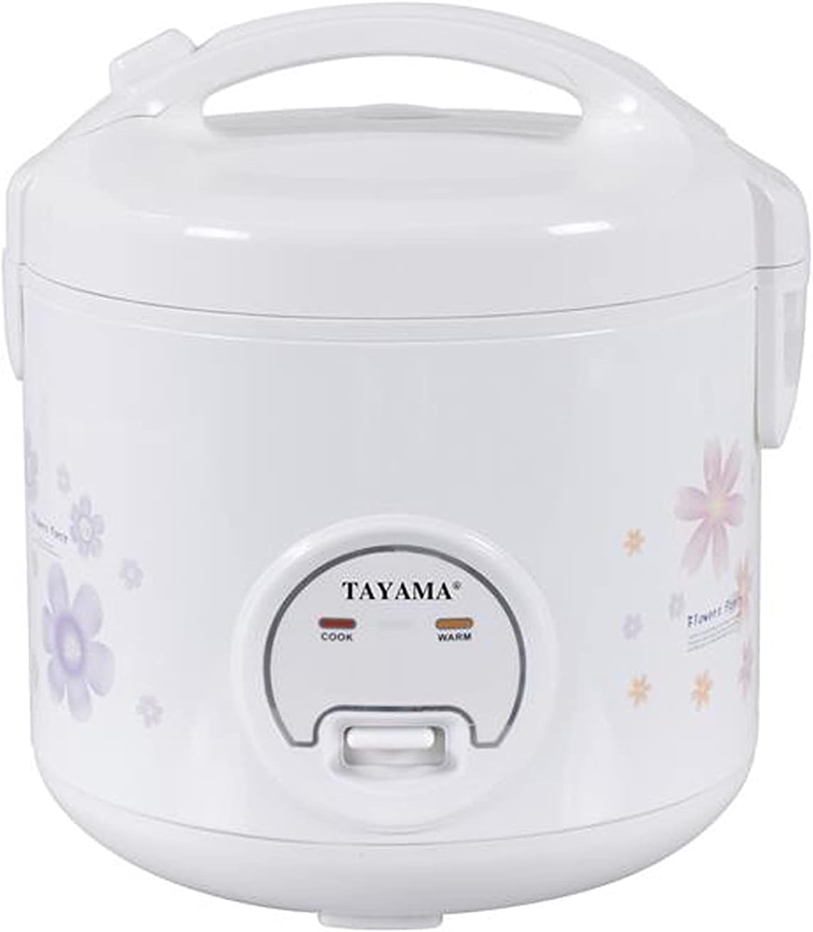 5 (TRC-04RS) TAYAMA Automatic Rice Cooker & Food Steamer Cup, White