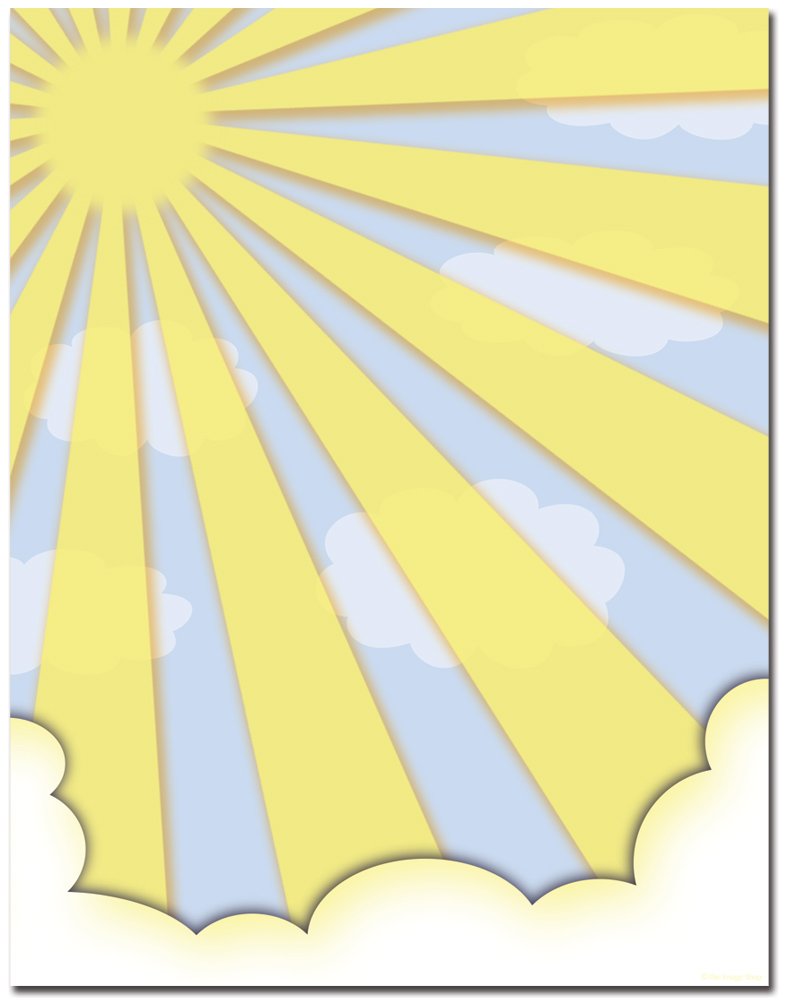 Sun Shiny Day Letterhead Laser & Inkjet Printer Paper, 25 pack
