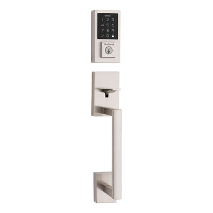 Kwikset SmartCode 270 Keyless Entry Electronic Touchpad Deadbolt Door Lock with Auto-Lock, Custom User Codes, Advanced Security in Satin Nickel Traditional