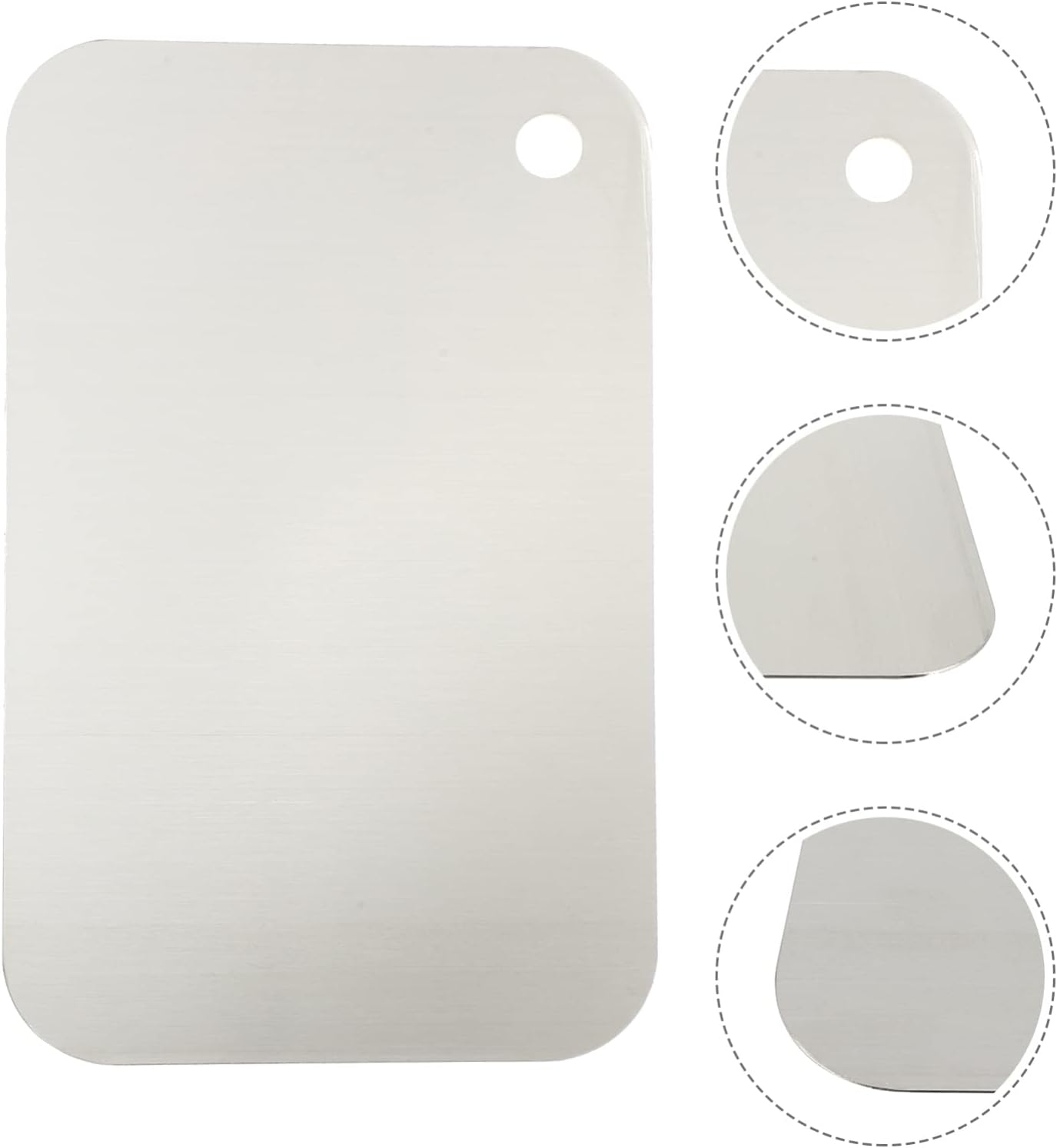 Stainless Steel Chopping Tray, Heavy Duty Cutting Board, Stainless Steel Board for Chopping
