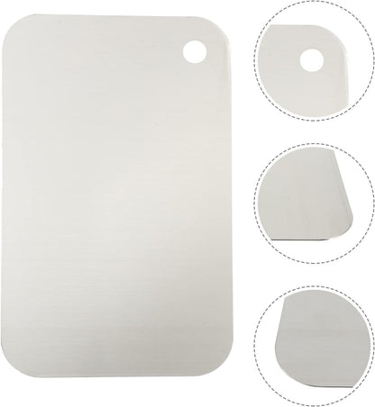 Stainless Steel Chopping Tray, Heavy Duty Cutting Board, Stainless Steel Board for Chopping