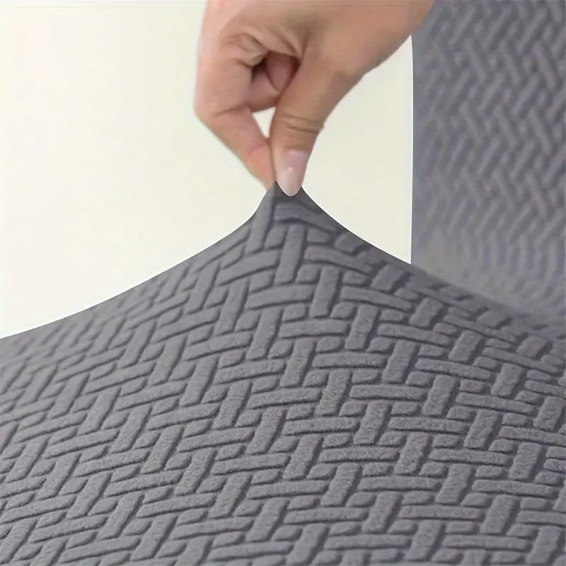 LIULIWEIFA Set 4/2/1 Counter 4pcs Bar Stool Covers Rectangle of Saddle Slipcover Cushion Stretch Vanity Cover Washable