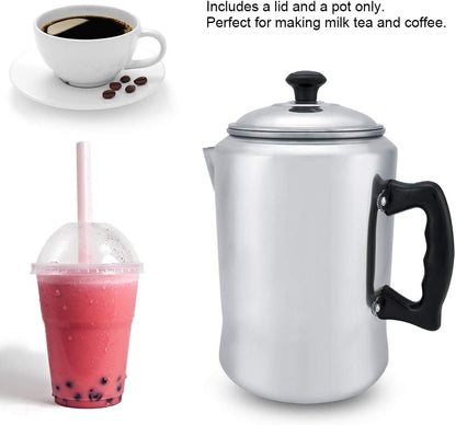 Shipenophy Percolator Coffee Pot, Aluminum Alloy Camping Coffee Maker for Stove Top, Coffee Kettle with Lid