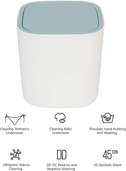Ejoyous Mini Washing Machine, 3.8L USB Powered Desktop Laundry Washer for Home, Apartment, RVs, Outdoor Camping Travel