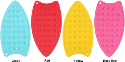 Yosoo Silicone Iron Hot Rest Pad Mat - Ironing Surface Stand Mat (Green)