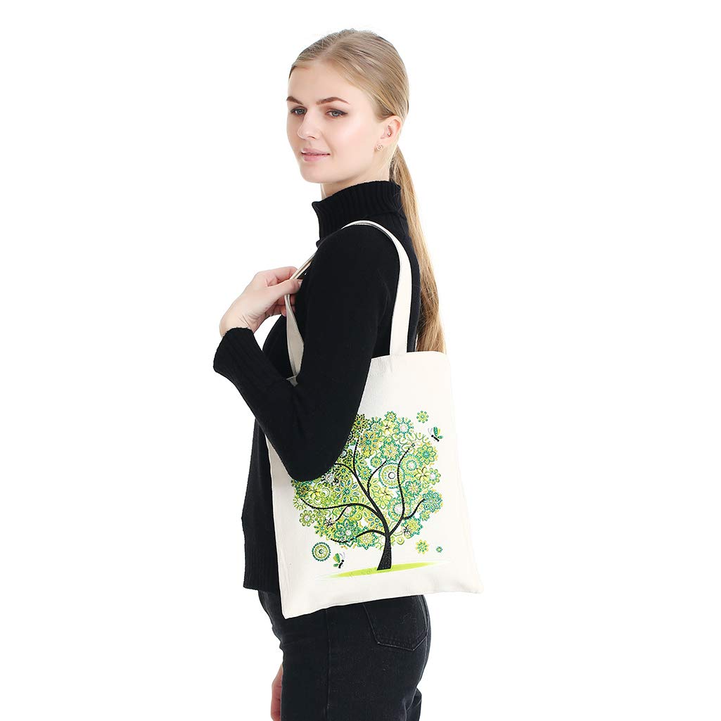JGA JOGGING ARM 5D Diamond Painting Shopping Canvas Tote Bag Art DIY Portable Jewelry Handbags for Adults Women