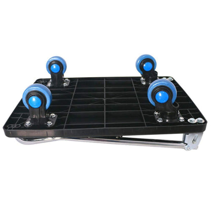 Handling Vehicle Flatbed Truck Folding Platform Truck Heavy Aluminum Duty Moving Platform Cart and Dolly Push Cart Collapsable Hand Cart for Warehouse
