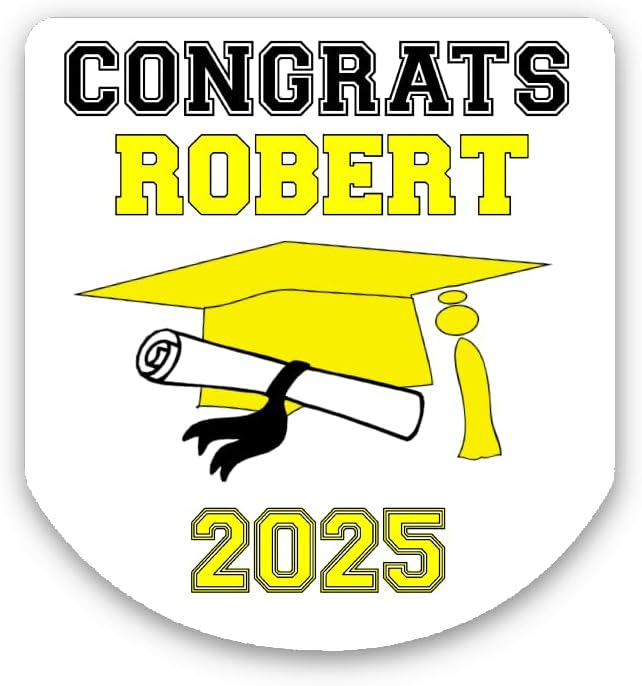 GRD107, 30 Personalized Graduation Party Favor Hand Sanitizer Labels, Graduation Party Favors, Many Colors to Choose