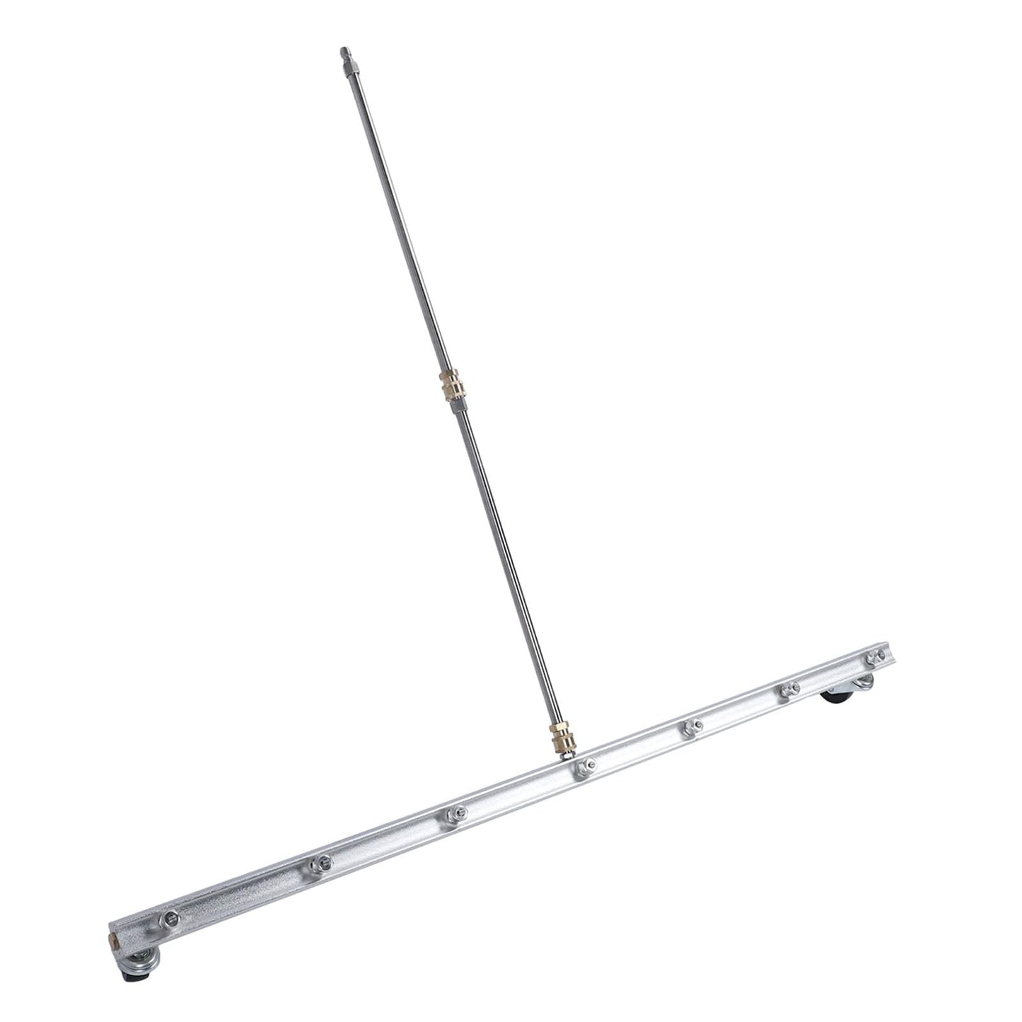 39.37inch Pressure Washer Cleaner, Power Pressure Washer Attachment, Stainless Steel Water Broom with 1/4inch Quick Connector, Surface Cleaner for Household and Business Use (for Undercarriage