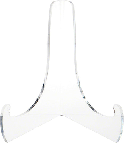 Plymor Clear Acrylic 60-Degree Angle Easel, 9" H x 9" W x 7.25" D with Deep Support Ledges