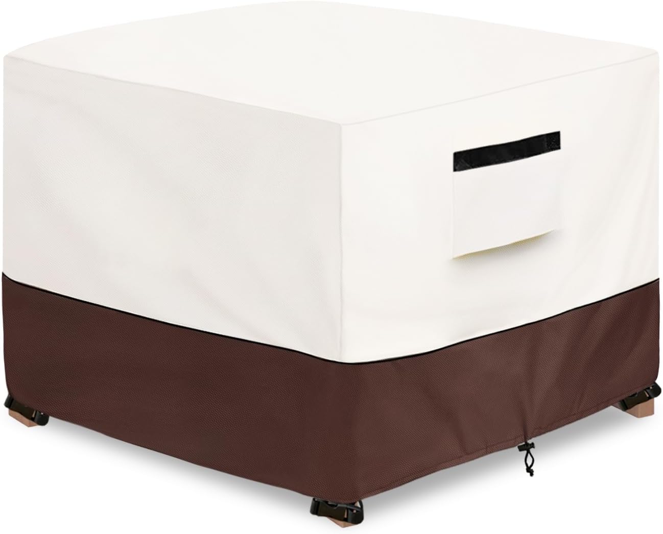 Cover,22W 22D 18H inch,Waterproof 3-Piece Set Patio Ottoman x x Square Patio Small Side Table Cover,Suitable