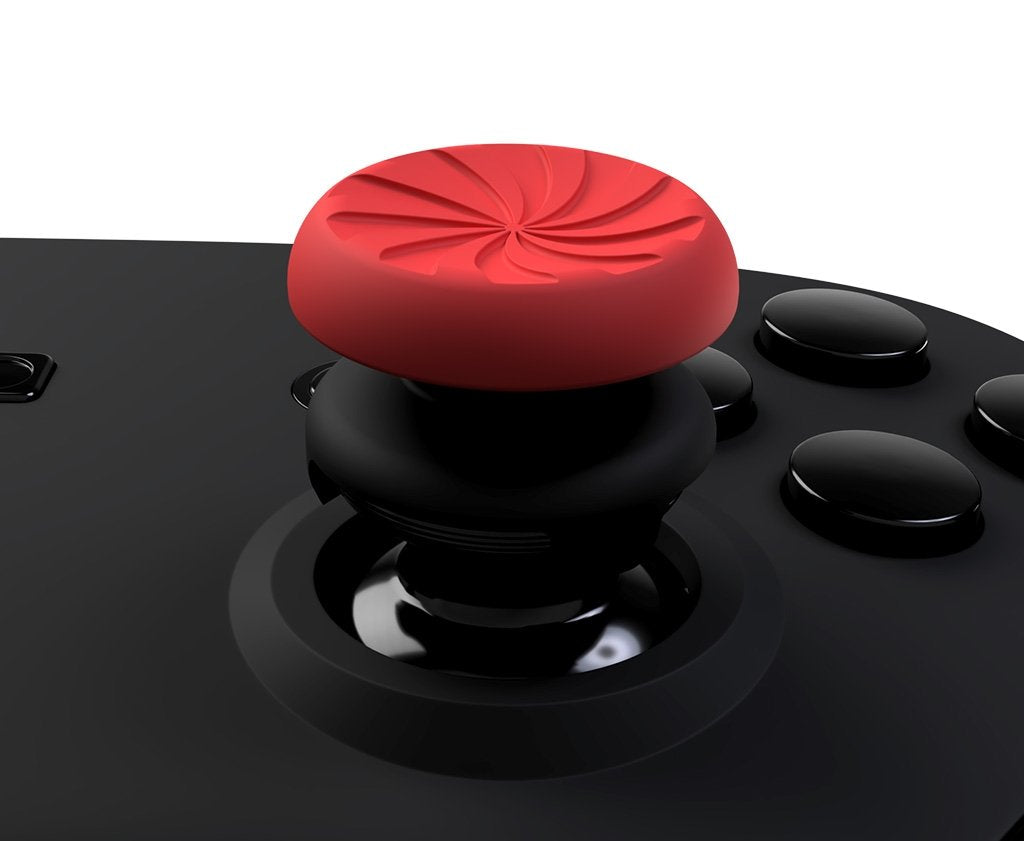 KontrolFreek FPS Freek Inferno for Nintendo Switch Pro Controller | Performance Thumbsticks | 2 High-Rise Concave | Red