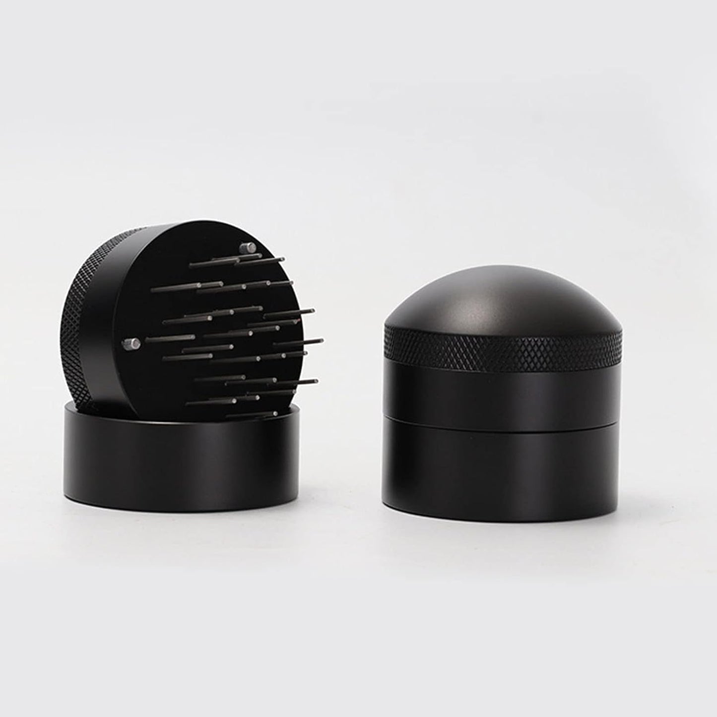 Coffee Needle Distributor, Rust Resistant Base Design Hand Needle Distributor for Home (51MM)