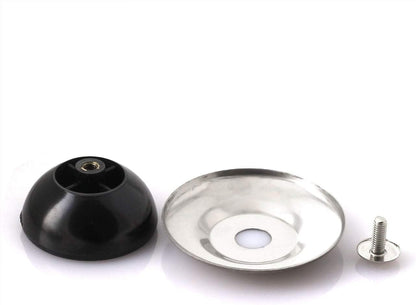 2-Pack Universal Pot Lid Knob Handle, Stainless Steel Base Circular 5.3x7cm Dia - Kitchen Cookware Replacement