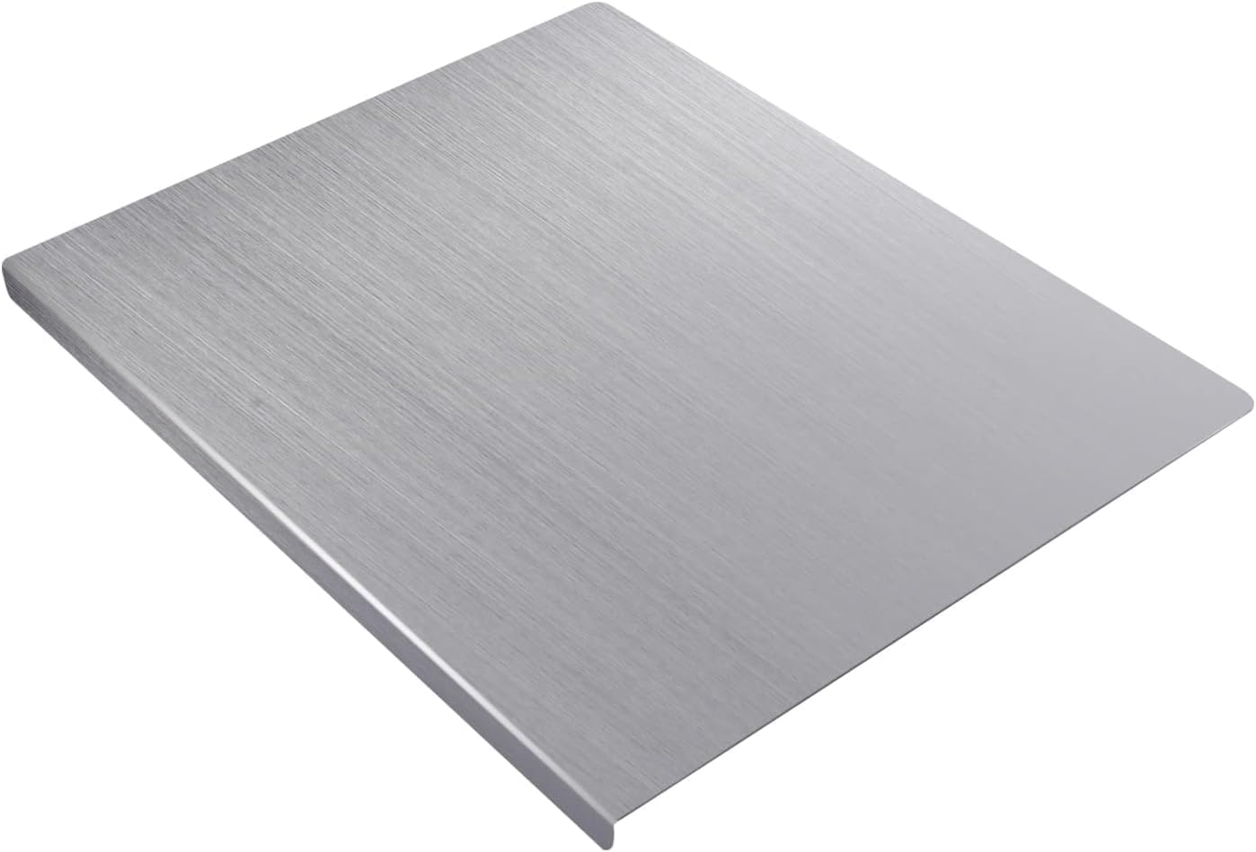 TMEEIHNSS Set (50/60/70/80cm) Large Stainless Steel Cutting Board | Non-Slip L-Shape Design | Dishwasher Safe Chopping
