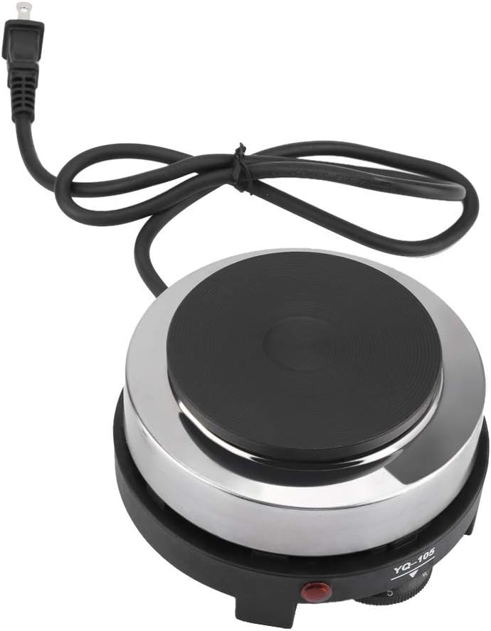 Mini Stove, Portable US Plug 110V 500W Electric Mini Stove Hot Plate, Multifunction Home Heater (5.3x3.9x3inch)