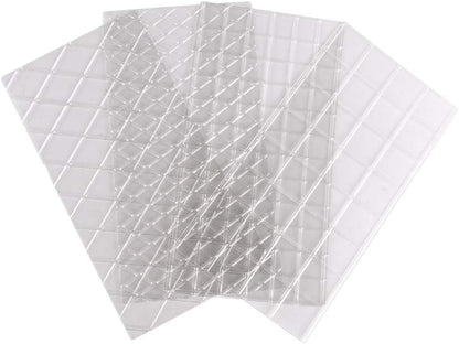 Cake Fondant Impression Mat Mold, Diamond Quilted Grid Texture Embossing Mat for Cupcake Wedding Cake Decoration