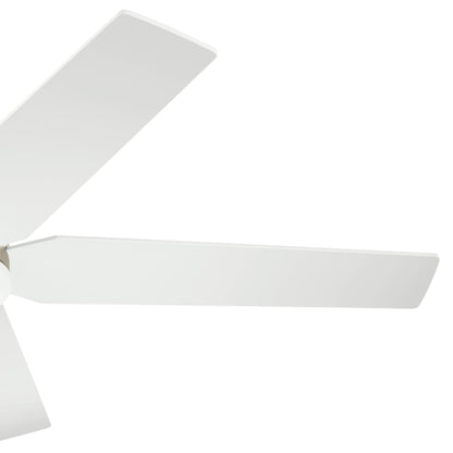 Kichler Maeve 52 inch LED Ceiling Fan with Satin Etched Cased Opal Glass in Matte White with Matte White Blades