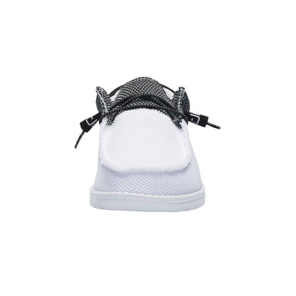 Hey Dude Men's Wally Sox Funk Black Ice Size 9 | Men’s Shoes | Men's Lace Up Loafers | Comfortable & Light-Weight