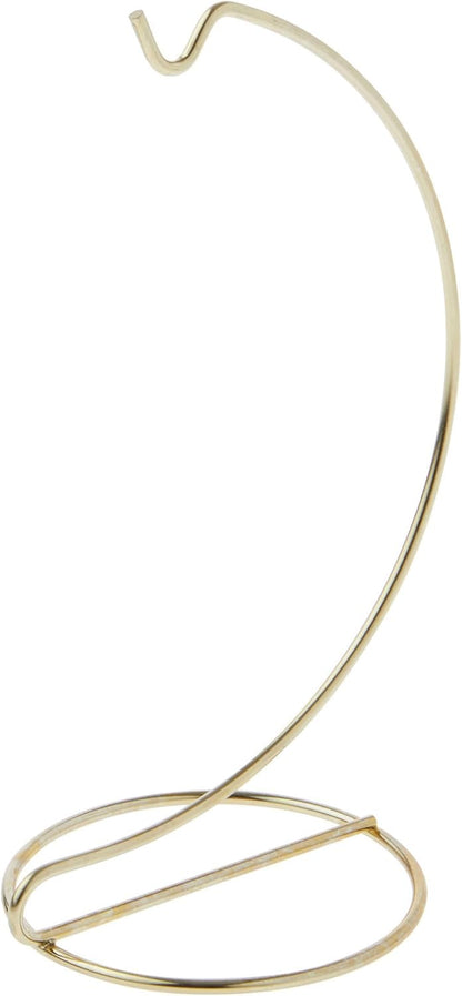 Plymor Simple Gold Ornament Stand - 7" H x 3" W x 3" D, 6 Pack