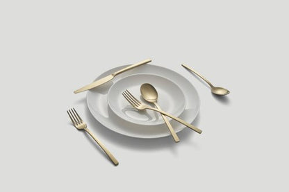 Cambridge 807420Hgy12X Beacon Gold Satin 20-Piece Flatware Set