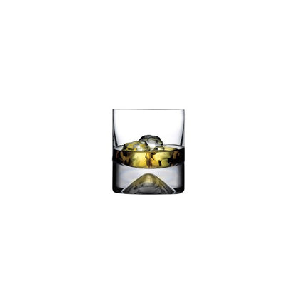 NUDE Whiskey Glasses Set of 2 – 11.75 oz Premium Lead-Free Crystal No.9 Old Fashioned Rocks Glasses for Whisky, Scotch & Bourbon – Heavy Base, Handmade Bar Tumblers Luxury Gift Set