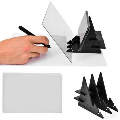 VBQFDPH Optical Drawing Board with Light Up Tracing Pad - Artists Light Box for Drawing, Sketching, and Tracing Art Projects