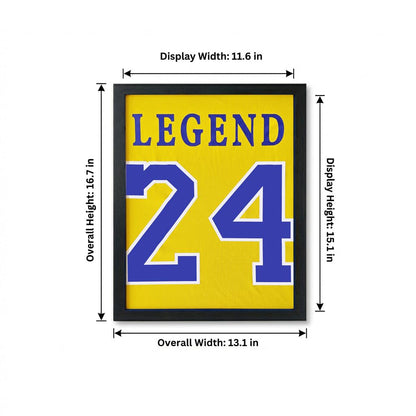 2 Pack Jersey Shadow Box ,Jersey Frame Display Case,Sports Jersey Display Frame with Pine Wood for Hockey Soccer Basketball Baseball Shirts
