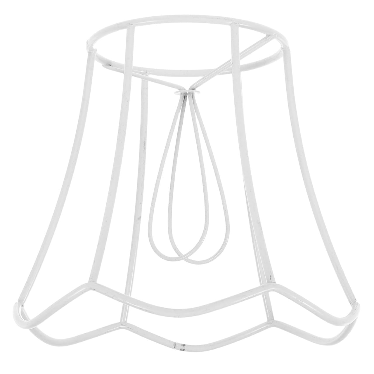 HOLIDYOYO Multi-Functional Lampshade Frame for E27 Bulb Diy Wire Lamp Shade Stand Compatible with Table Lamps and Pendant Lights Minimalist Metal Cage for Home Lighting