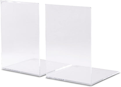 Acrylic Book Ends, 16 x 15 x 21 cm