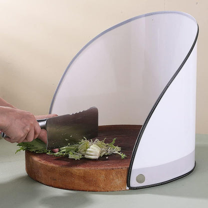 YARDWE Kitchen Water Guard Stainless Sink Cutting Board, Splatter Guard, Anti-Splatter Baffle, Collapsible S Size