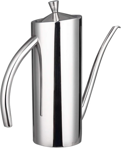 IMEEA Olive Oil Dispenser, SUS304 Stainless Steel No Drip Oil Can, 24oz/700ml Vinegar Container
