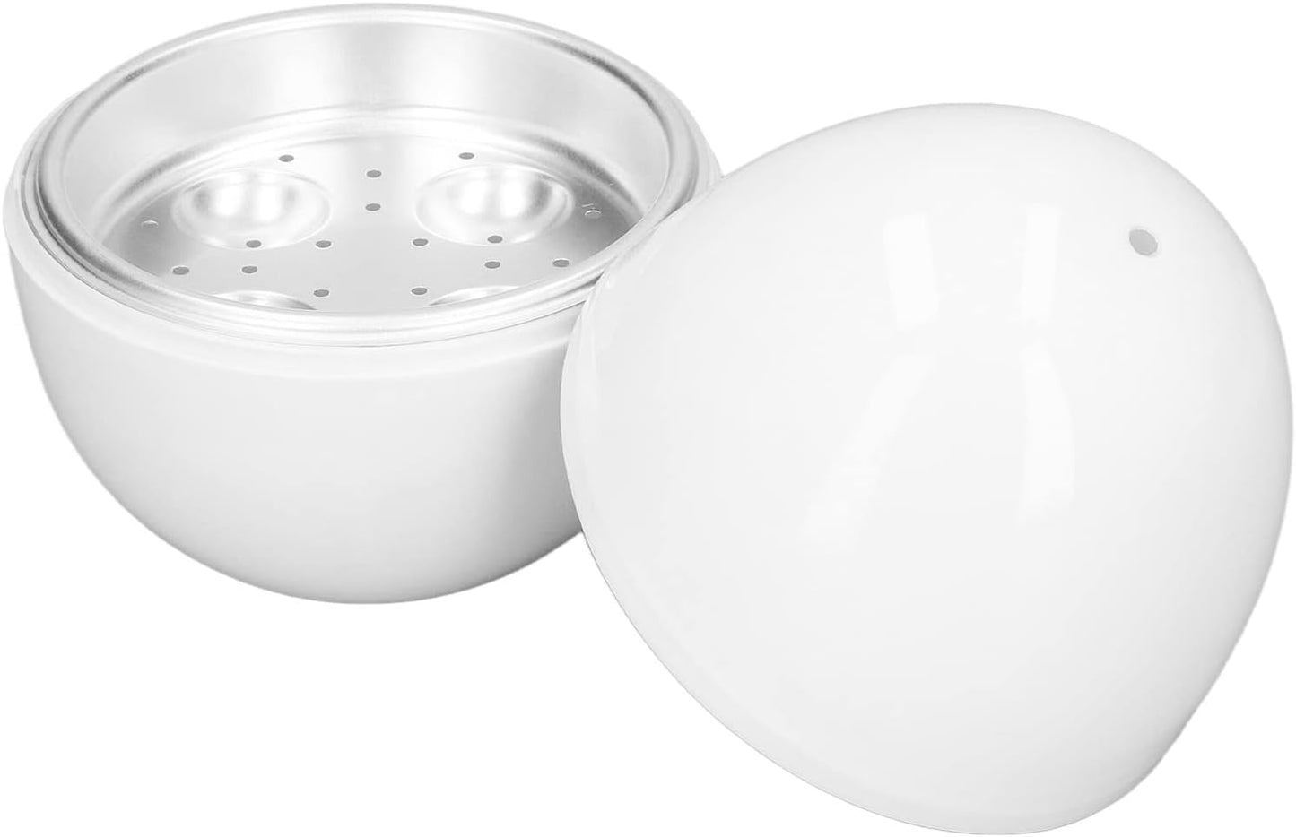 Egg Boiler, Hard Boiled Egg Cooker, Compact Design for 4 Eggs Capacity, ABS Material, Microwave Function