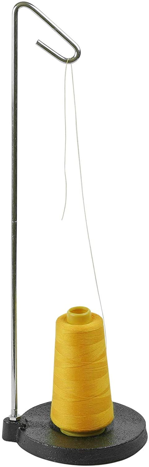 Single Cone Spool Stand Alone Cast Iron Thread Stand Thread Holder Fits for Sewing Embroidery Serger Brand