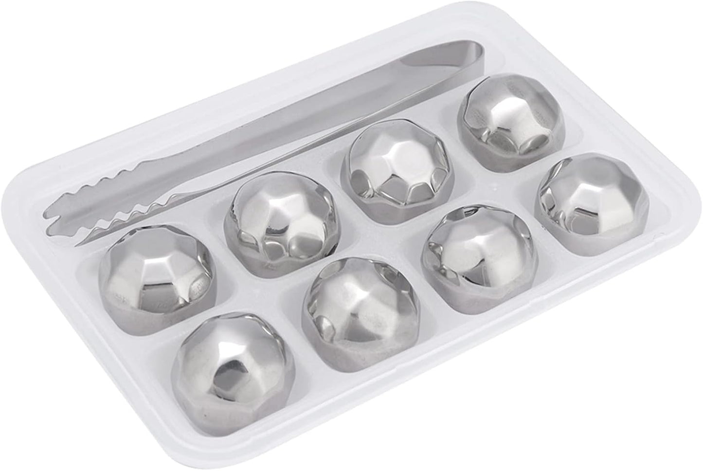 Stainless Steel Ice Spheres for Chilled Wine, Whiskey, and Fruit Drinks