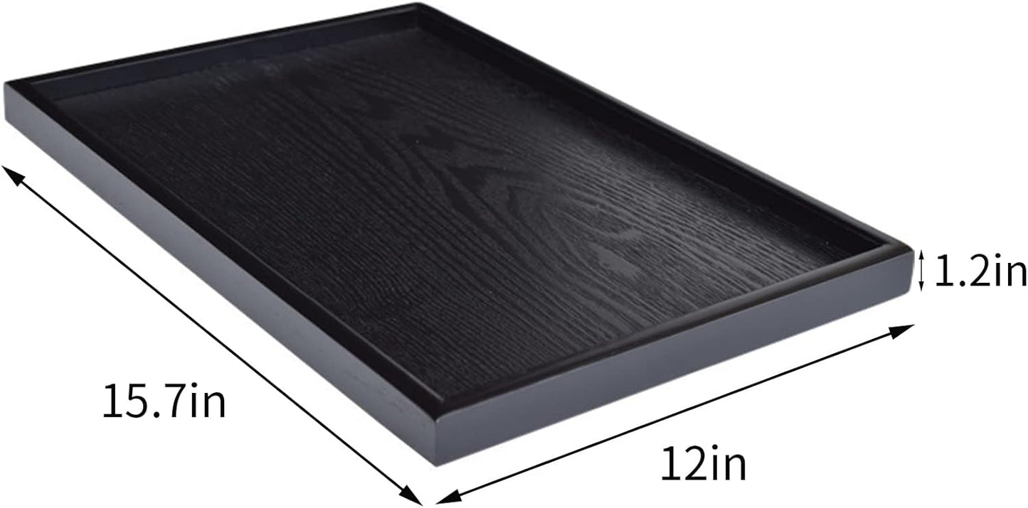 16 11 Inches x Extra Large Solid Wood Serving Tray for Tea Coffee Table Snack Food Meals Serving Plate Kitchen Party
