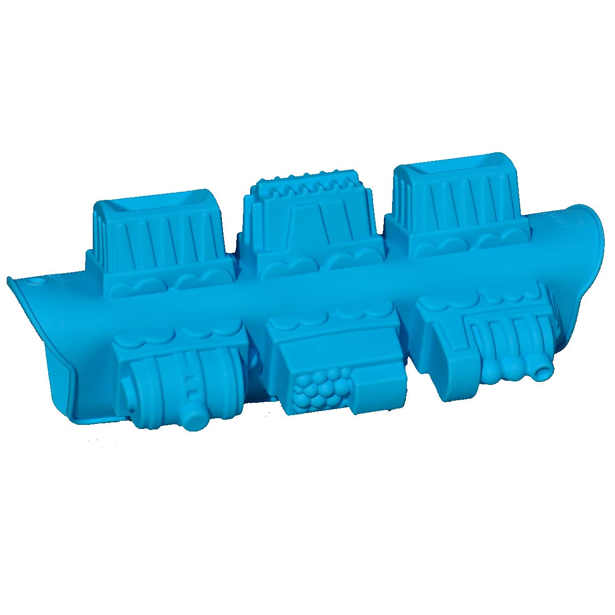 XMOX Large 9.6 Inch 3D Choo Choo Train Chocolate Mold Car Silicone Mold Candle Wax Soap Epoxy Resin Clay Mould Cake Molds DIY Handmade Hand Crafts