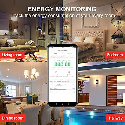 Sengled WiFi Color Changing Light Bulb, Alexa Smart Light Bulbs that Compatible with Alexa & Google Assistant, A19 RGB No Hub Required, 75 W Equivalent 800LM CRI>90, Set of 4