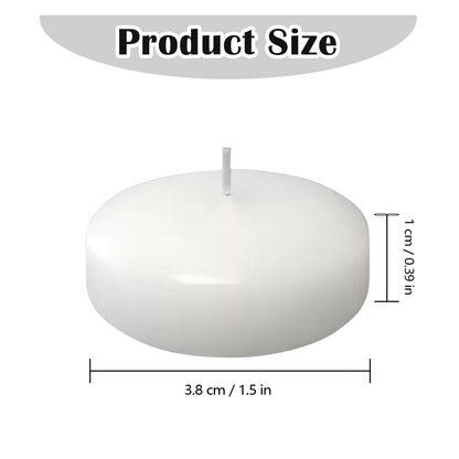 20 Pcs Floating Candles Centerpieces, 1.5 Inch Unscented Floating Candles, Warm Tealights Candles for Wedding, Night, Christmas, Valentine's Day,Home Decor and Party Decoration (Red+White (20pcs))