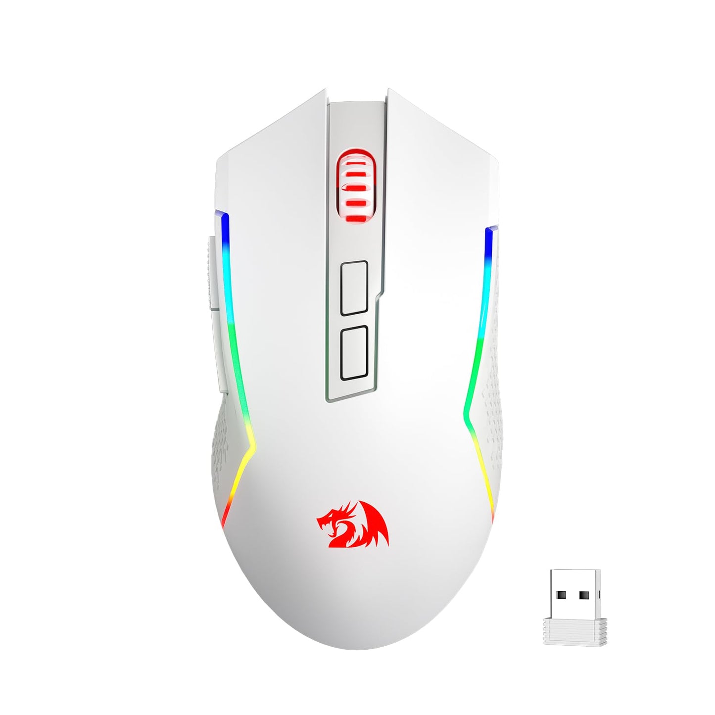 Redragon M693 Wireless Gaming Mouse, 8000 DPI Mice w/ 3-Mode Connection, BT & 2.4G Wireless, 7 Macro Buttons, Reliable Power Capacity for PC/Mac/Laptop
